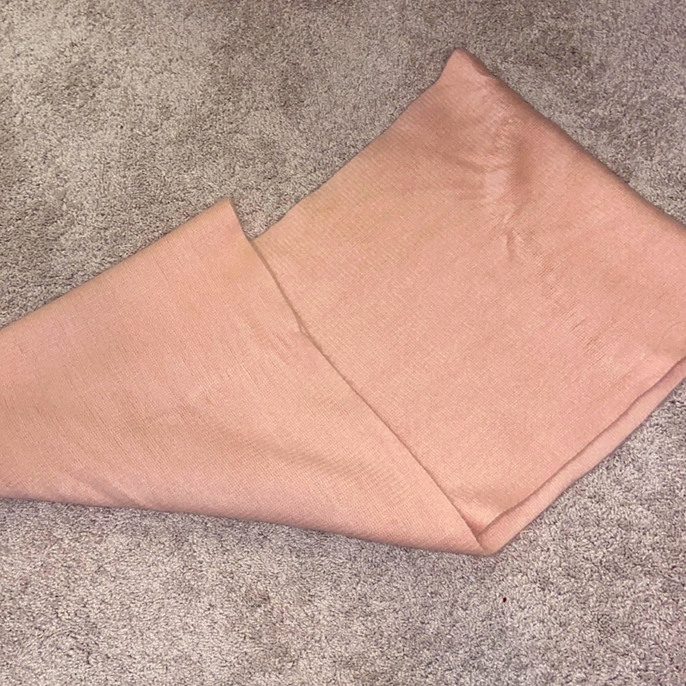 Light (Rose) Pink Chunky Infinity Scarf